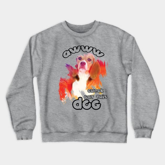 Aww! Check Out This Cute Dog Crewneck Sweatshirt by teespot123